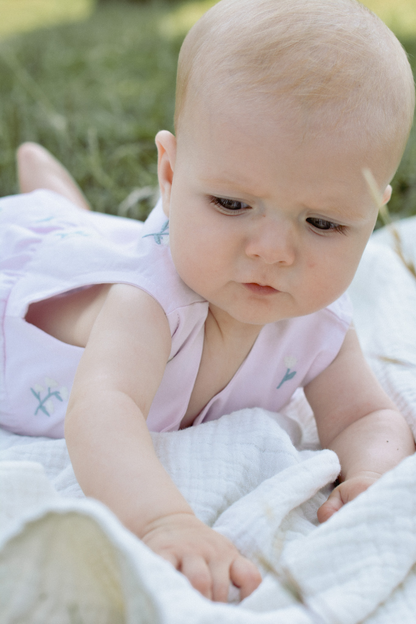 Baby Flower Embroidered Romper 100% Cotton OEKO-TEX Cert. - Image 6