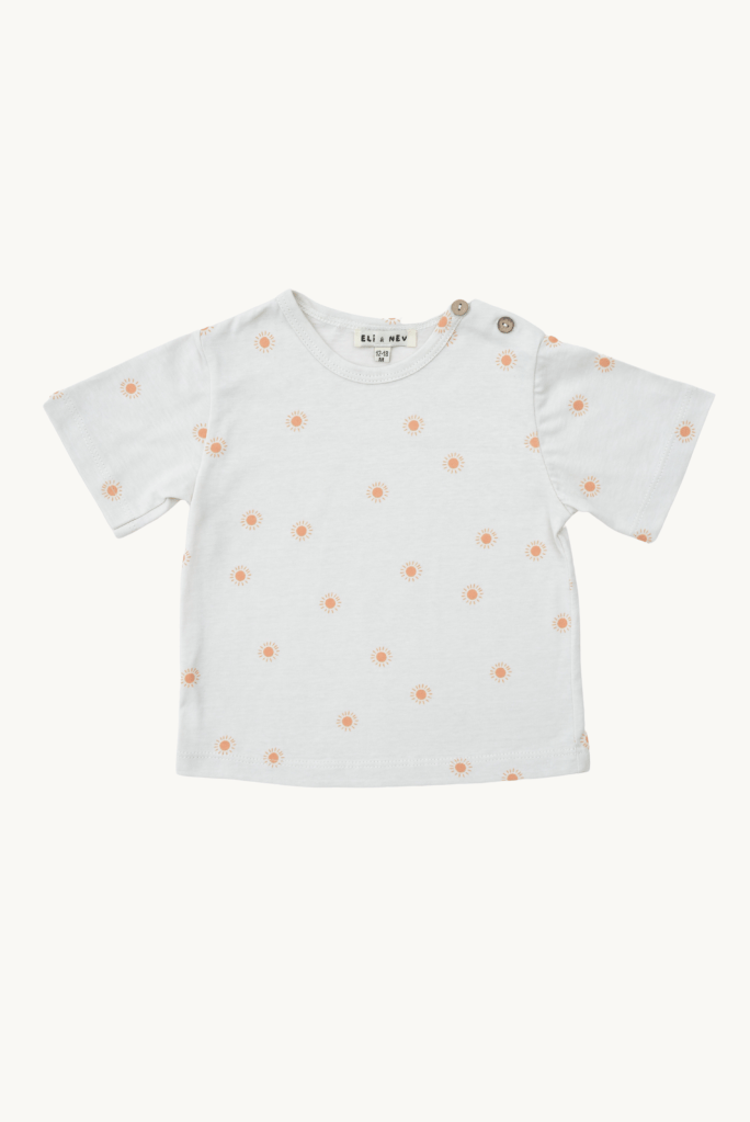 Baby / Kids T-Shirt Sun Pattern 100% Cotton by Triebios made from breathable cotton for babies